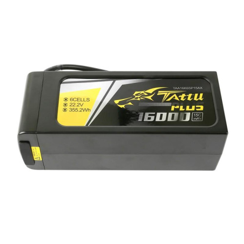 Tattu Plus 16000mAh 22.2V 15C 6S LiPo XT150+AS150